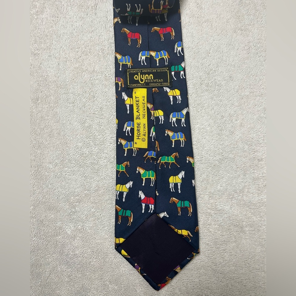 Allyn Silk Horse Blanket Tie - Picture 2 of 3